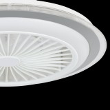 EGLO 35141 | Albufeira Eglo ventilátoros lámpa mennyezeti kerek távirányító szabályozható fényerő, állítható színhőmérséklet, időkapcsoló 3x LED 3300lm 2700 <-> 6500K fehér, opál