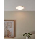 EGLO 900965 | Rapita Eglo beépíthető LED panel kerek Ø215mm 1x LED 2250lm 3000K IP65/20 fehér, opál