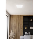 EGLO 900969 | Rapita Eglo beépíthető LED panel négyzet 215x215mm 1x LED 2250lm 3000K IP65/20 fehér, opál