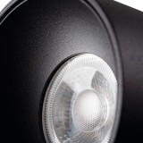 KANLUX 27567 | Riti Kanlux mennyezeti lámpa - RITI GU10 B/B - henger 1x GU10 fekete