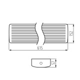 KANLUX 33892 | Meba-LED Kanlux mennyezeti lámpa - MEBA LED 20W IP54 NW - téglalap 1x LED 2600lm 4000K IP54 fehér