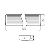 KANLUX 33893 | Meba-LED Kanlux mennyezeti lámpa - MEBA LED 40W IP54 NW - téglalap 1x LED 5200lm 4000K IP54 fehér