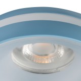 KANLUX 35298 | Eliceo Kanlux beépíthető lámpa - ELICEO DSO BL - kerek foglalat nélkül Ø96mm 1x MR16 / GU5.3 / GU10 kék, fehér