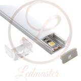 LEDMASTER 1990 | Ledmaster alumínium led profil alkatrész -  LP101-MLK - matt króm