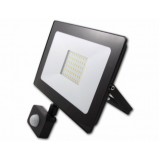 LEDMASTER 2109 | LM-Flood Ledmaster reflektor lámpa - 0749 - mozgásérzékelő 1x LED fekete