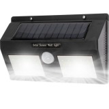 LEDMASTER 2657 | LM-SOL Ledmaster fali lámpa - 0602 - mozgásérzékelő, fényérzékelő szenzor - alkonykapcsoló napelemes/szolár LED