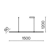 MAYTONI MOD005PL-L36BK | Halo-MAY Maytoni függeszték lámpa 4000K fekete