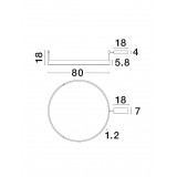 NOVA LUCE 9063605 | Motif Nova Luce mennyezeti lámpa - TRIAC kerek szabályozható fényerő 1x LED 4166lm 3000K matt fehér, opál