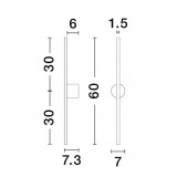 NOVA LUCE 9081102 | Aden Nova Luce falikar lámpa 1x LED 342lm 3000K matt fekete