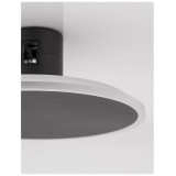 NOVA LUCE 9180006 | Magnetic-Decorative-Wall Nova Luce rendszerelem CRI>90 lámpa kerek mágnes, UGR <14 1x LED 300lm 3000K matt fekete, opál