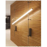 NOVA LUCE 9180661 | Magnetic-Decorative-Wall Nova Luce rendszerelem lámpa mágnes 1x LED 2660lm 3000K matt fekete, opál