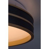 RABALUX 71141 | Gandor Rabalux mennyezeti lámpa kerek távirányító szabályozható fényerő, állítható színhőmérséklet, időkapcsoló, éjjelifény 1x LED 1850lm 3000 <-> 6500K matt fekete, arany, opál