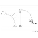 TRIO R22398101 | Viper-TR Trio csiptetős lámpa vezeték kapcsoló flexibilis 1x LED 260lm 3000K fehér