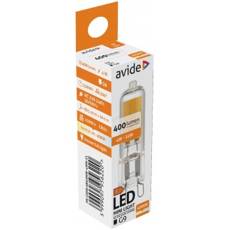 AVIDE ABG9NW-4WN-CL | G9 4W Avide LED fényforrás lámpa 400lm 4000K 360°