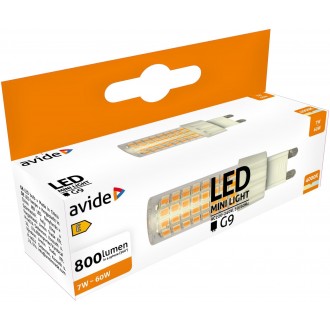 AVIDE ABG9NW-7W-B | G9 7W Avide LED fényforrás lámpa 660lm 4000K 220°