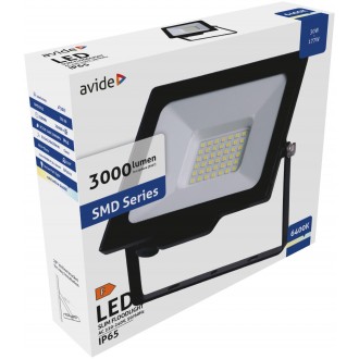 AVIDE ABLRFLCW-30W | AV-Flood-Slim Avide fényvető reflektor lámpa 1x LED 3000lm 6400K IP65