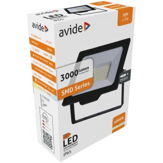 AVIDE ABLRFLNW-30WQC | AV-Flood-Slim Avide fényvető reflektor lámpa 1x LED 3000lm 4000K IP65