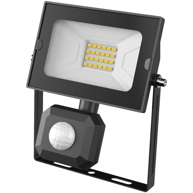 AVIDE ABSSFLNW-20WQC-PIR | AV-Flood-Slim Avide fényvető reflektor lámpa mozgásérzékelő 1x LED 1600lm 4000K IP44 fekete