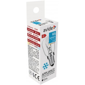 AVIDE ARAC14WW-15W | E14 15W Avide izzó hűtőszekrény 65lm 3000K 360°