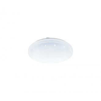 EGLO 33605 | Frania-S Eglo fali, mennyezeti lámpa kerek 1x LED 1600lm 4000K fehér, kristály hatás
