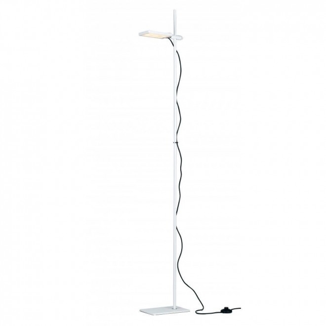 FANEUROPE LED-BOOK-PT-BCO | Book-FE Faneurope álló lámpa Luce Ambiente Design 182cm taposókapcsoló elforgatható alkatrészek 1x LED 1300lm 3200K fehér, króm, opál