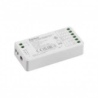 KANLUX 22148 | Kanlux vezérlő RGBW CCT LED DIM RF max 10A - 12/24V DC 30m - CTRL 12/24V RGBW CCT - téglalap szabályozható fényerő, állítható színhőmérséklet, színváltós fehér