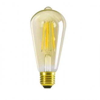KANLUX 29637 | E27 7W -> 55W Kanlux Edison ST64 LED fényforrás filament - XLED ST64 7W-WW - 725lm 2500K 320° CRI>80
