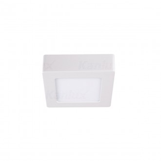 KANLUX 33546 | Kanti Kanlux fali, mennyezeti LED panel - KANTI V2LED 6W-NW-W - négyzet 1x LED 330lm 4000K fehér