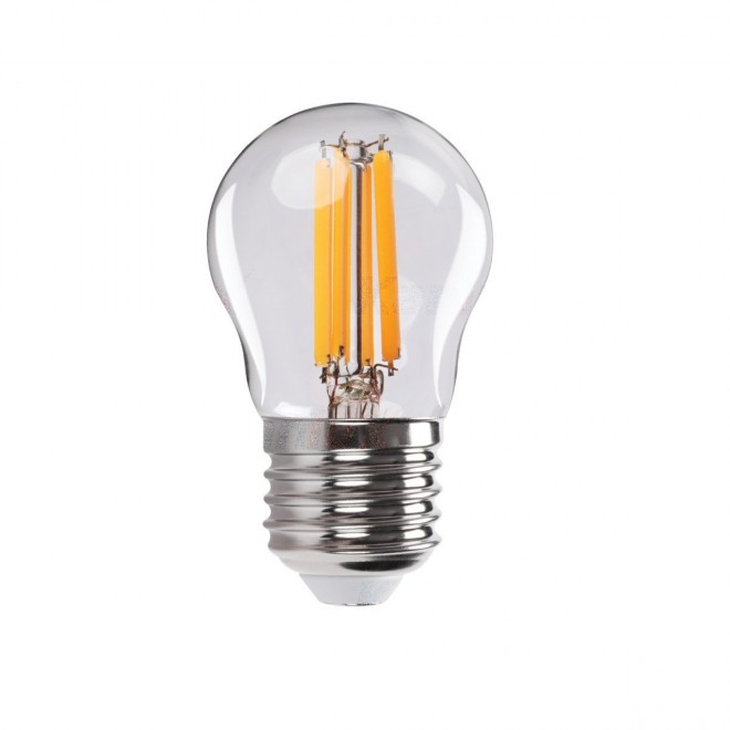 KANLUX 35274 | E27 6W -> 60W Kanlux kis gömb G45 LED fényforrás filament - XLED G45 E27 6W-WW - 806lm 2700K 320° CRI>80