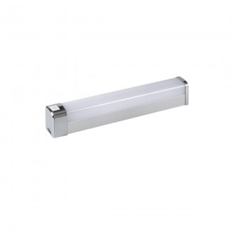 KANLUX 36652 | Akvo Kanlux fali lámpa - LIN-3001-60-CH - kapcsoló 1x LED 1600lm 4000K IP44 króm, fehér