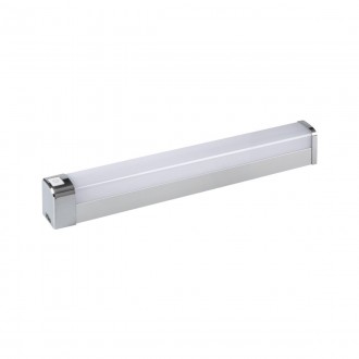 KANLUX 36655 | Akvo Kanlux fali lámpa - LIN-3001-60-CH - kapcsoló 1x LED 2300lm 4000K IP44 króm, fehér