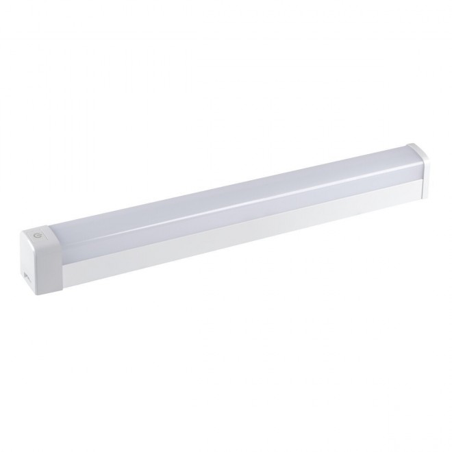 KANLUX 36656 | Akvo Kanlux fali lámpa - LIN-3001-60-CH - kapcsoló 1x LED 2750lm 4000K IP44 fehér