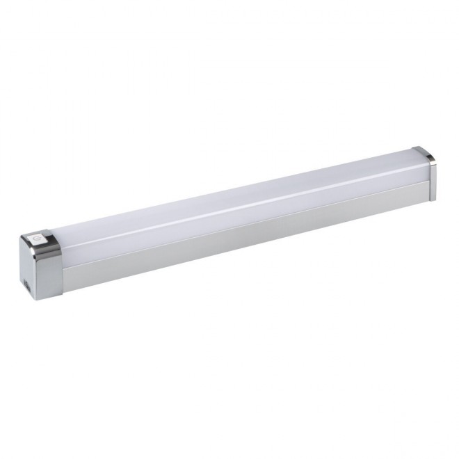 KANLUX 36658 | Akvo Kanlux fali lámpa - LIN-3001-60-CH - kapcsoló 1x LED 2750lm 4000K IP44 króm, fehér