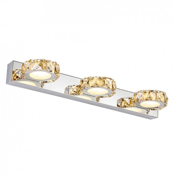 KLAUSEN 146002 | UNIQUE Champagne Klausen fali lámpa 1x LED 600lm 4000K króm, arany