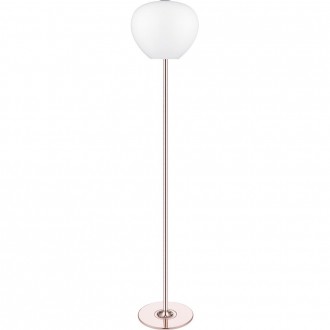 KLAUSEN 147001 | UNIQUE Aragon Klausen álló lámpa 157cm vezeték kapcsoló 3x G9 900lm 3000K pink, rózsaarany, opálfehér