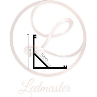 LEDMASTER 2027 | Ledmaster alumínium led profil alkatrész - LP202/LP203 - matt króm