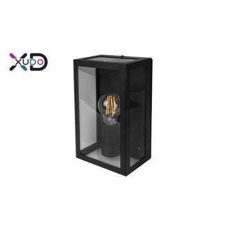 LEDMASTER 5636 | LM-Out-Wall Ledmaster fali lámpa - XD-QA100B - E27 fekete