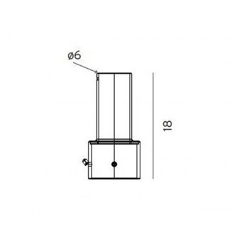 NORLYS 7665AL | Norlys adapter alkatrész 1x E27 IP65 alumínium