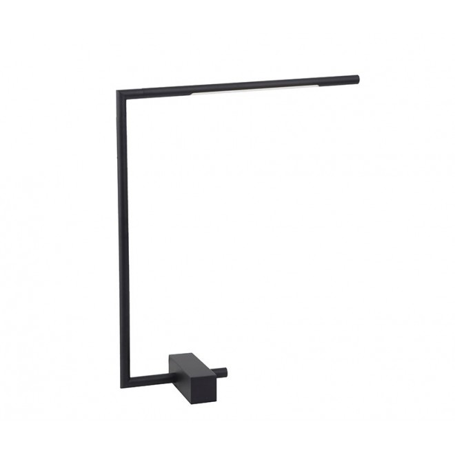 NOVA LUCE 9180724 | Raccio Nova Luce asztali lámpa 40cm kapcsoló elforgatható alkatrészek 1x LED 280lm 3000K fekete, fehér