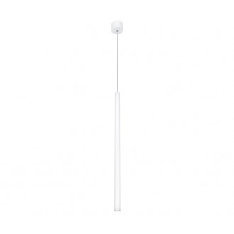 NOVA LUCE 9184021 | Ultrathin Nova Luce függeszték lámpa rövidíthető vezeték 1x LED 180lm 3000K matt fehér