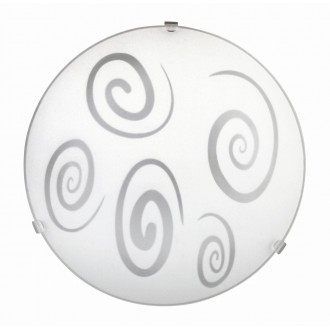 RABALUX 1822 | Spiral Rabalux fali, mennyezeti lámpa 1x E27-G45 fehér, áttetsző