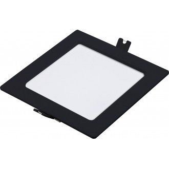 RABALUX 71229 | Shaun2 Rabalux beépíthető LED panel 120x120mm 1x LED 450lm 3000K fekete, fehér