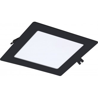 RABALUX 71230 | Shaun2 Rabalux beépíthető LED panel 170x170mm 1x LED 800lm 3000K fekete, fehér