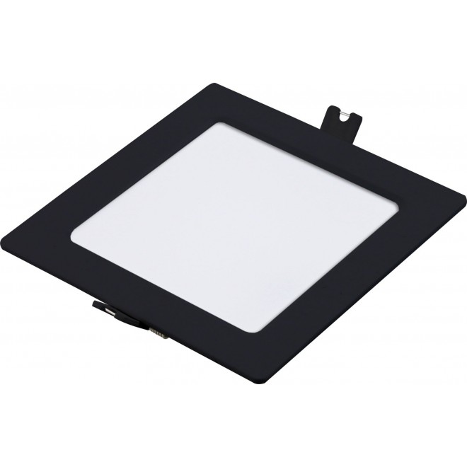 RABALUX 71263 | Shaun2 Rabalux beépíthető LED panel 120x120mm 1x LED 420lm 4000K fekete, fehér