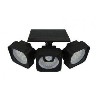 STRUHM 04052 | Siren-LM Struhm reflektor lámpa - LEDMASTER 4252 - mozgásérzékelő napelemes/szolár LED fekete