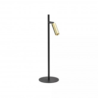 TK LIGHTING 5413 | Lagos Tk Lighting asztali lámpa 46cm kapcsoló elforgatható alkatrészek 1x G9 fekete, arany