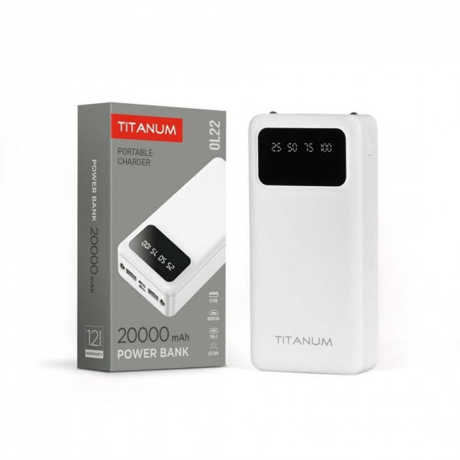 VIDEX OL22-W | Videx power bank TITANUM kiegészítő - LEDMASTER 5002 - fehér