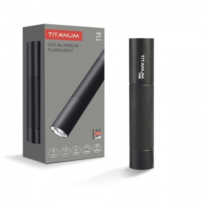 VIDEX TLF-T14B | Titanum Videx elemlámpa lámpa - LEDMASTER 5658 - fekete