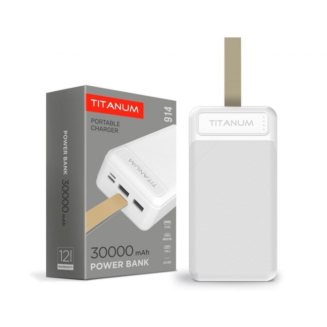 VIDEX TPB-914-W | Videx power bank TITANUM kiegészítő - LEDMASTER 4891 - fehér