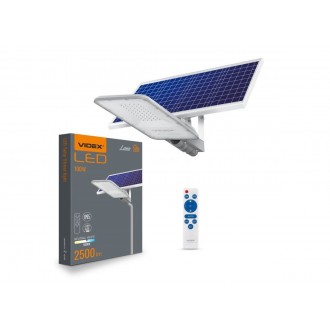 VIDEX VLE-SLSO-305 | Lana-LM Videx utcai / közvilágítás lámpafej - LEDMASTER 4754 - napelemes/szolár ezüst